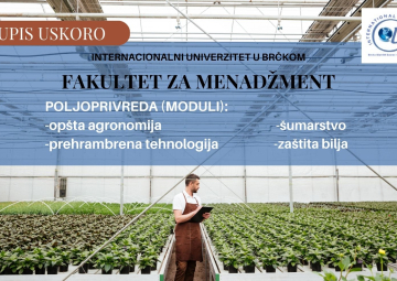 FAKULTET ZA MENADŽMENT: Poljoprivreda